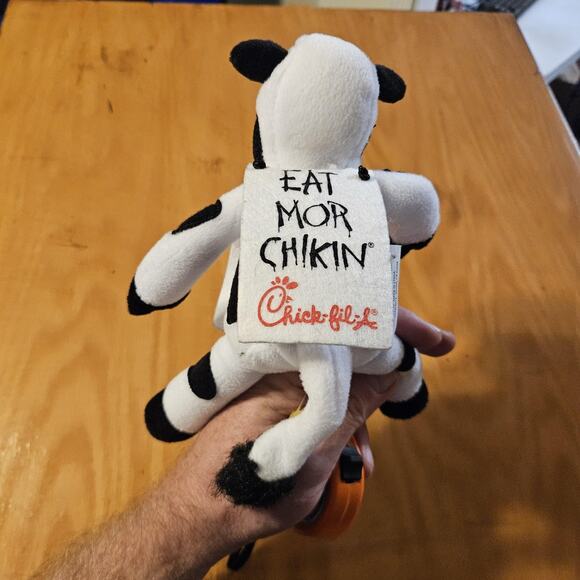 Vintage 2002 Chick-fil-A Eat Mor Chikin Cow Plush Toy Stuffed Animal Mascot - Picture 5 of 9